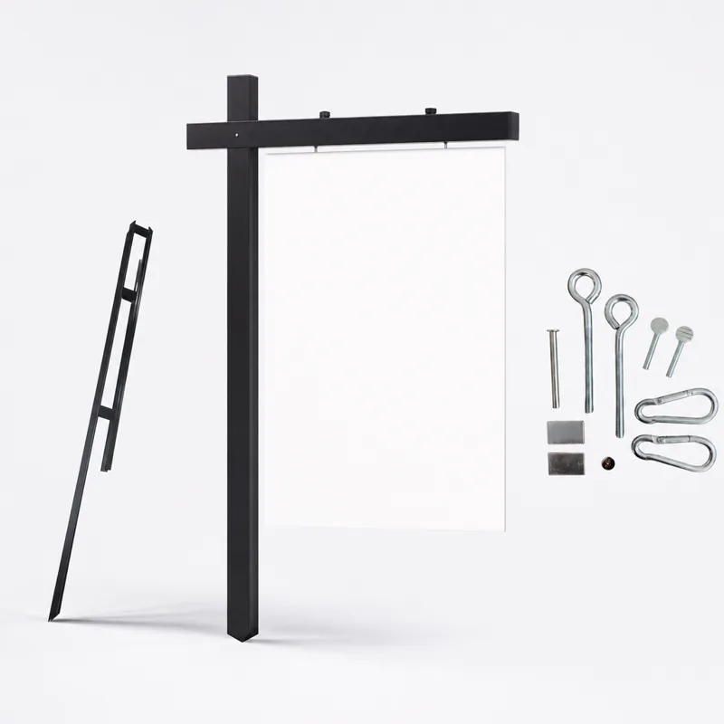 Poteau potence en aluminium